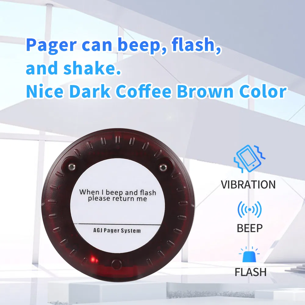 Bct-9306 Wireless Guest Queue Calling Restaurant Pager System, 20 Food Truck Beepers Buzzers