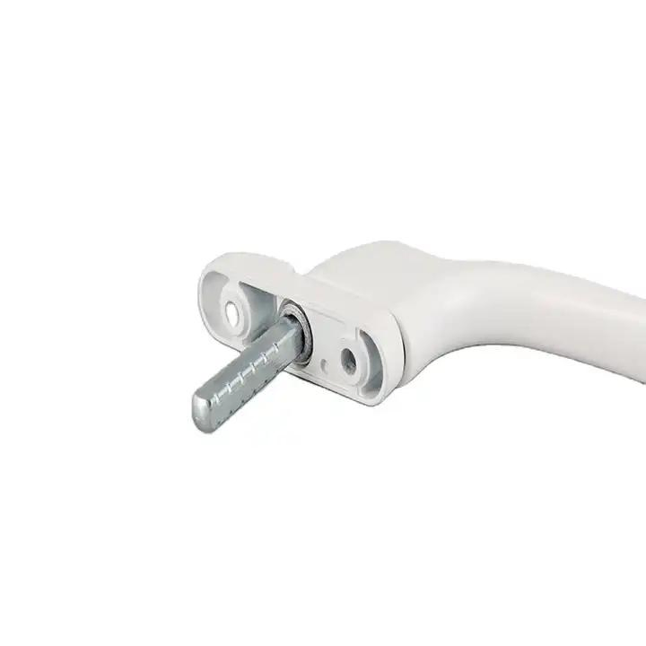 Zinc White UPVC Aluminium Alloy Casement Window Handle