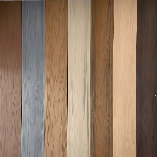 Eco-Friendly Solid WPC Fence Panels Wood Plastic Composite Outdoor Fencing