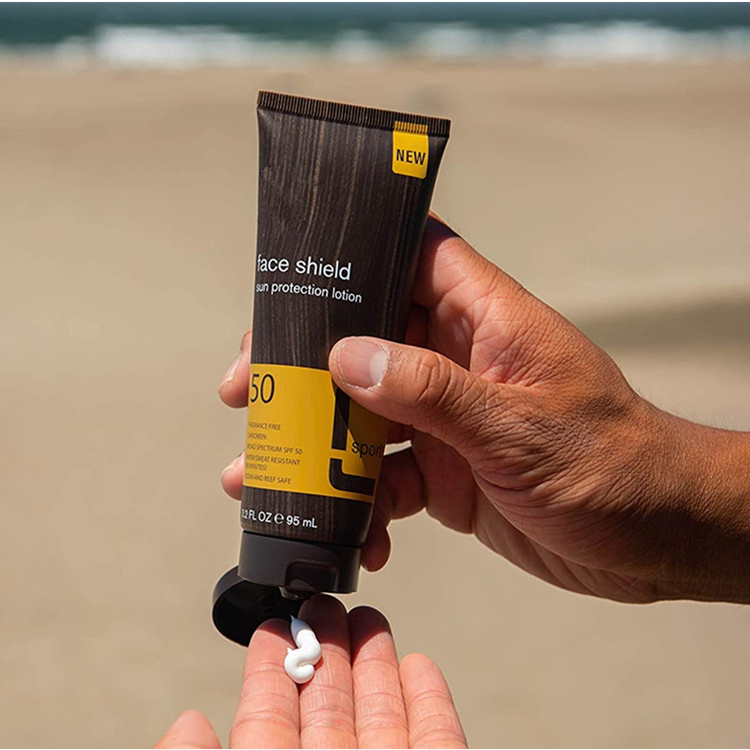 High Quality SPF 50 Face Shield Sun Protection Sunscreen Lotion