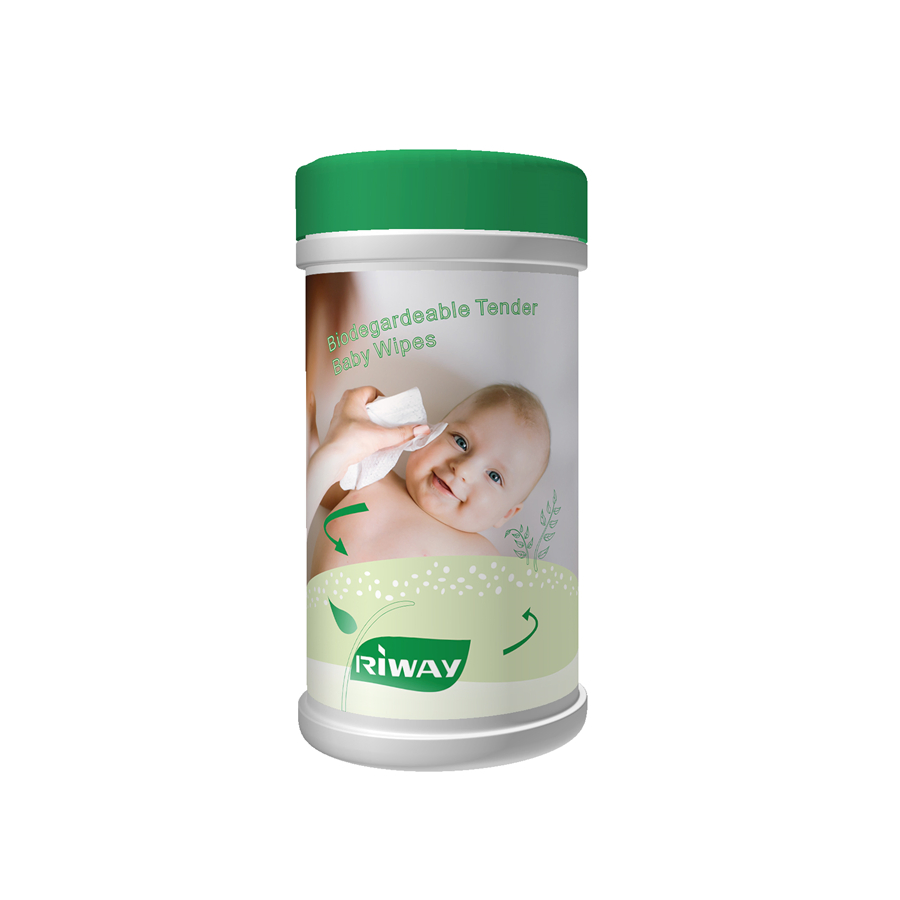 99% Pure Water Flushable Eco-Friendly Baby Cleaning Wipes
