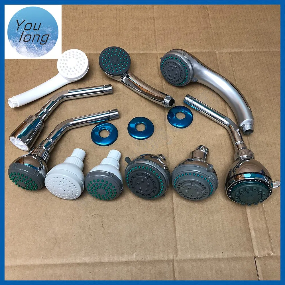 Мини-душ с трубкой ABS, хром