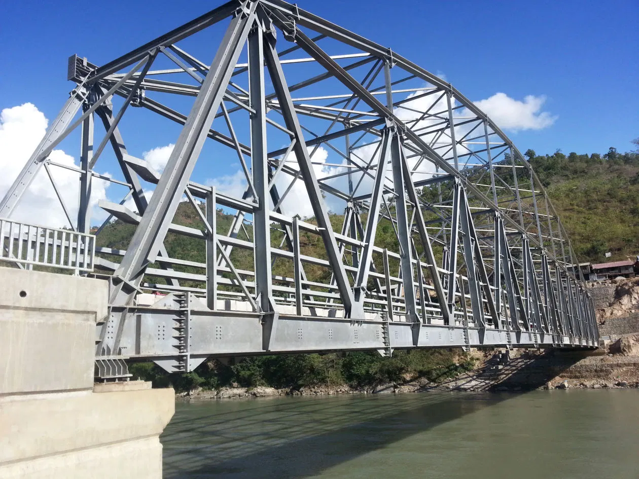 Steel Structure Prefab Truss Road Bridge/Railway Bridge/Steel Box Girder Bridge/
