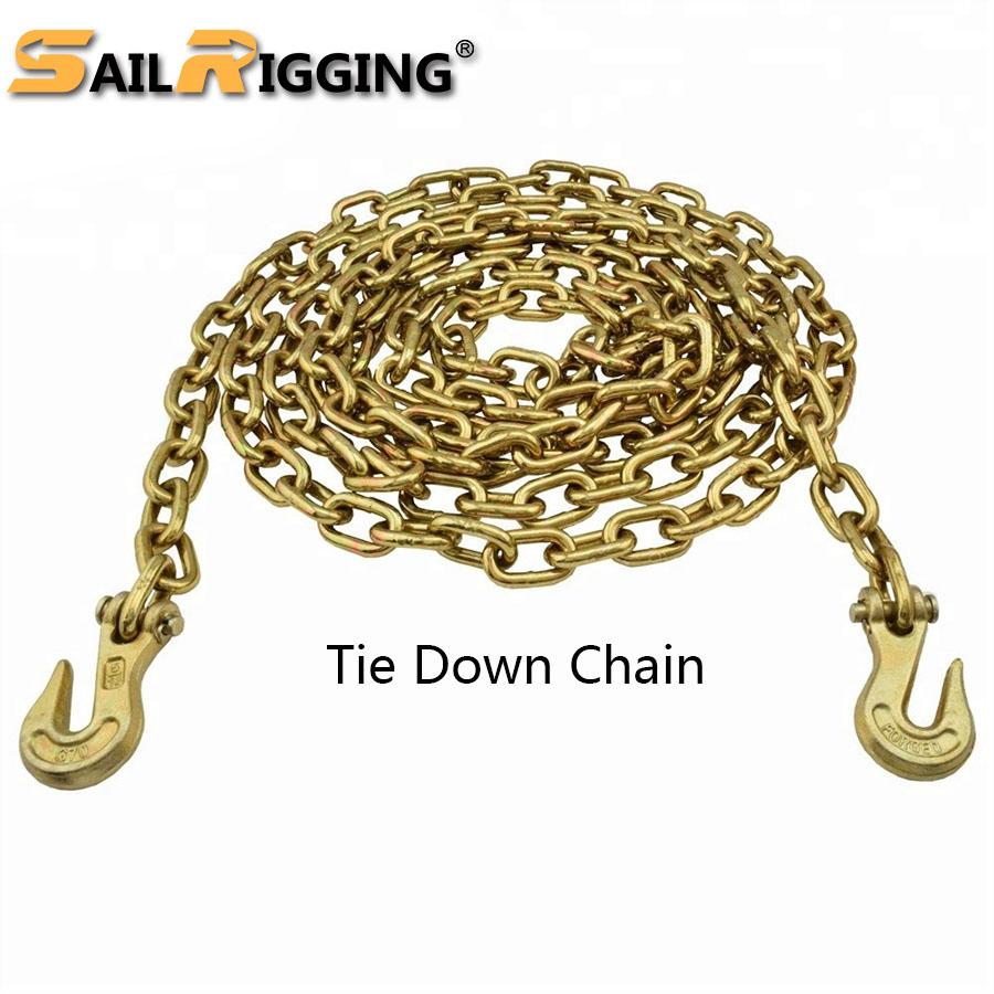 Гальванизированная якорная цепь G70 5/16 3/8 с крюками