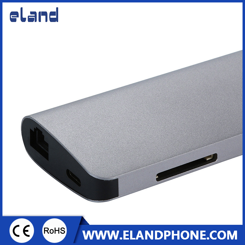 8 in 1 Type to 3u3/HDMI/Pd/SD/TF/RJ45