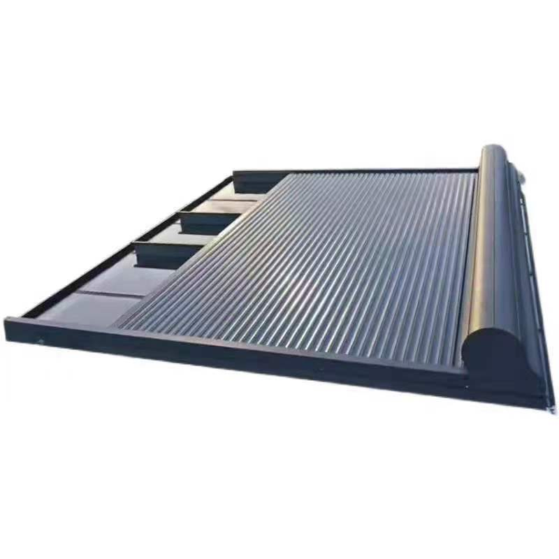 Electrically Controlled Retractable Roller Shutter with Safety Insulation, High-Quality Aluminum Alloy Canopy Sunshade Canopy