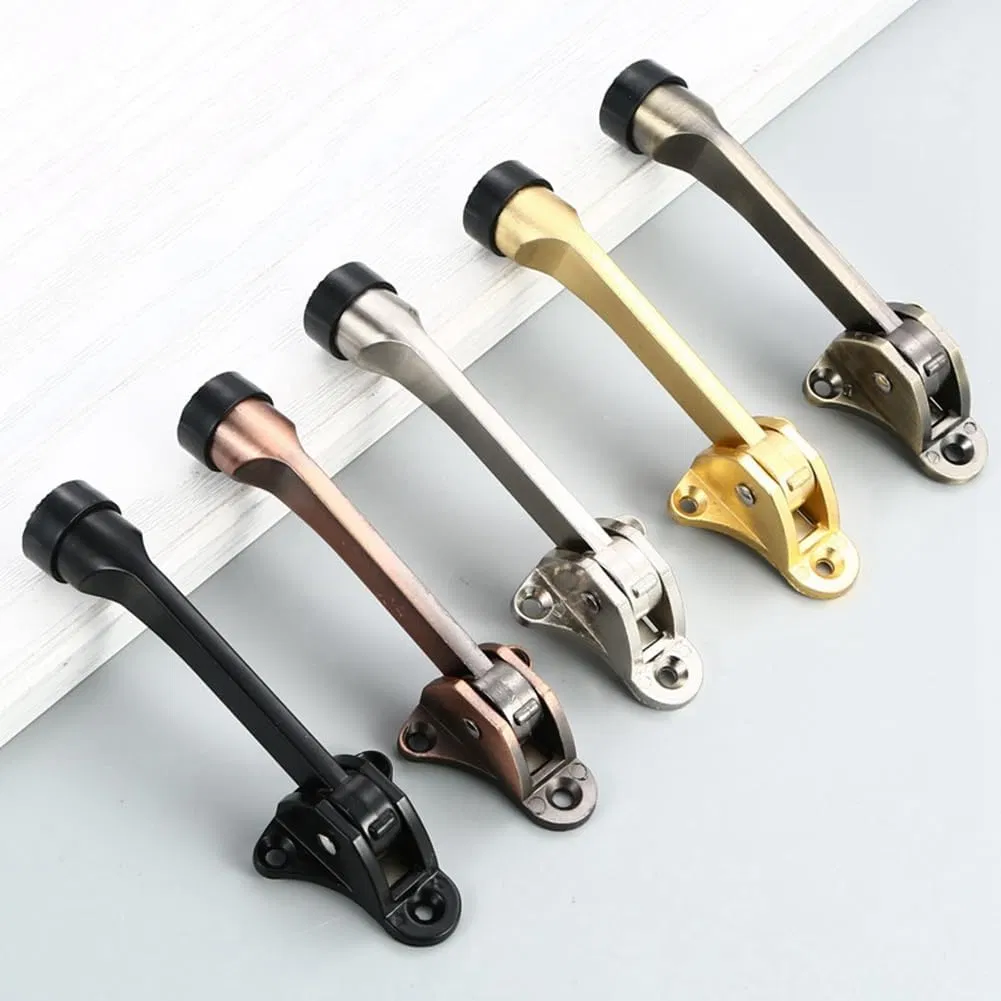 Mdmp-0030g Die-Cast Zinc Door Stop, Satin Gold Finish