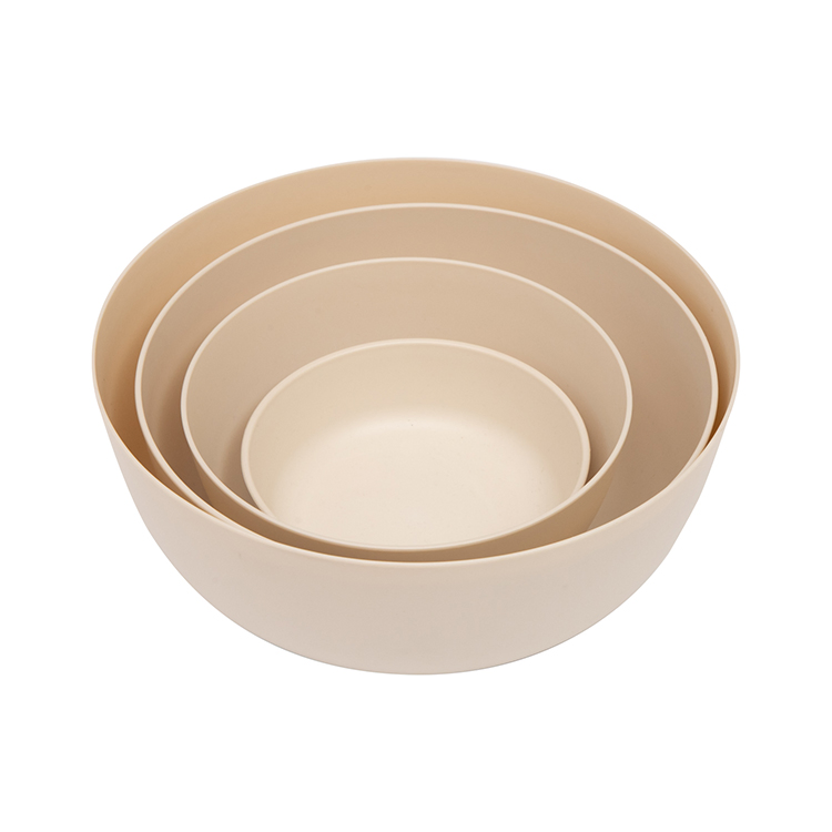 Nordic Plastic Reusable Kitchen Customized RPET Bowl Size Reusable Nordic Bowl Set