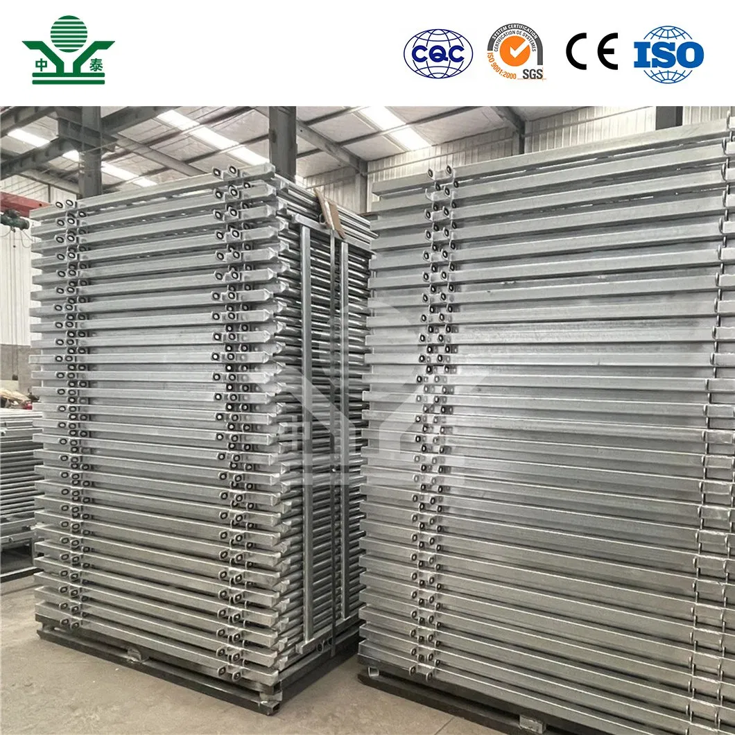 Zhongtai PVC Farm Fence Gate China Factory Cow Gate Fence 25.4mm Wire Spacing Size White Farm Fencing