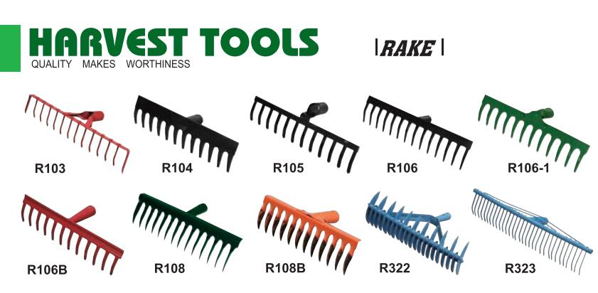 High Carton Strong Hardness Steel Garden Rake