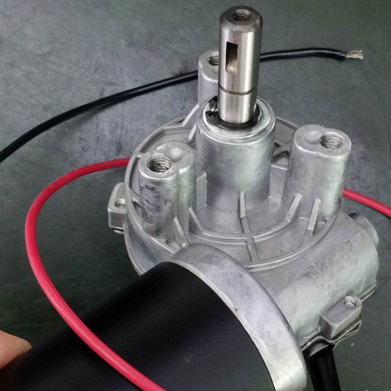 Factory Supply 49mm Small Brake Geared Motor DC 24V 300W Belt Conveyor Motor