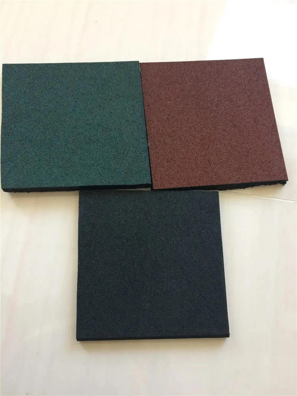 Durable Double-Surface Rubber Gym Mats for Home and Outdoor Use