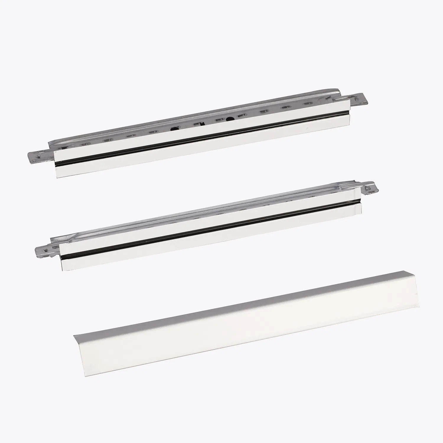 Elegant White and Gold Tee Bar for Contemporary Ceilings