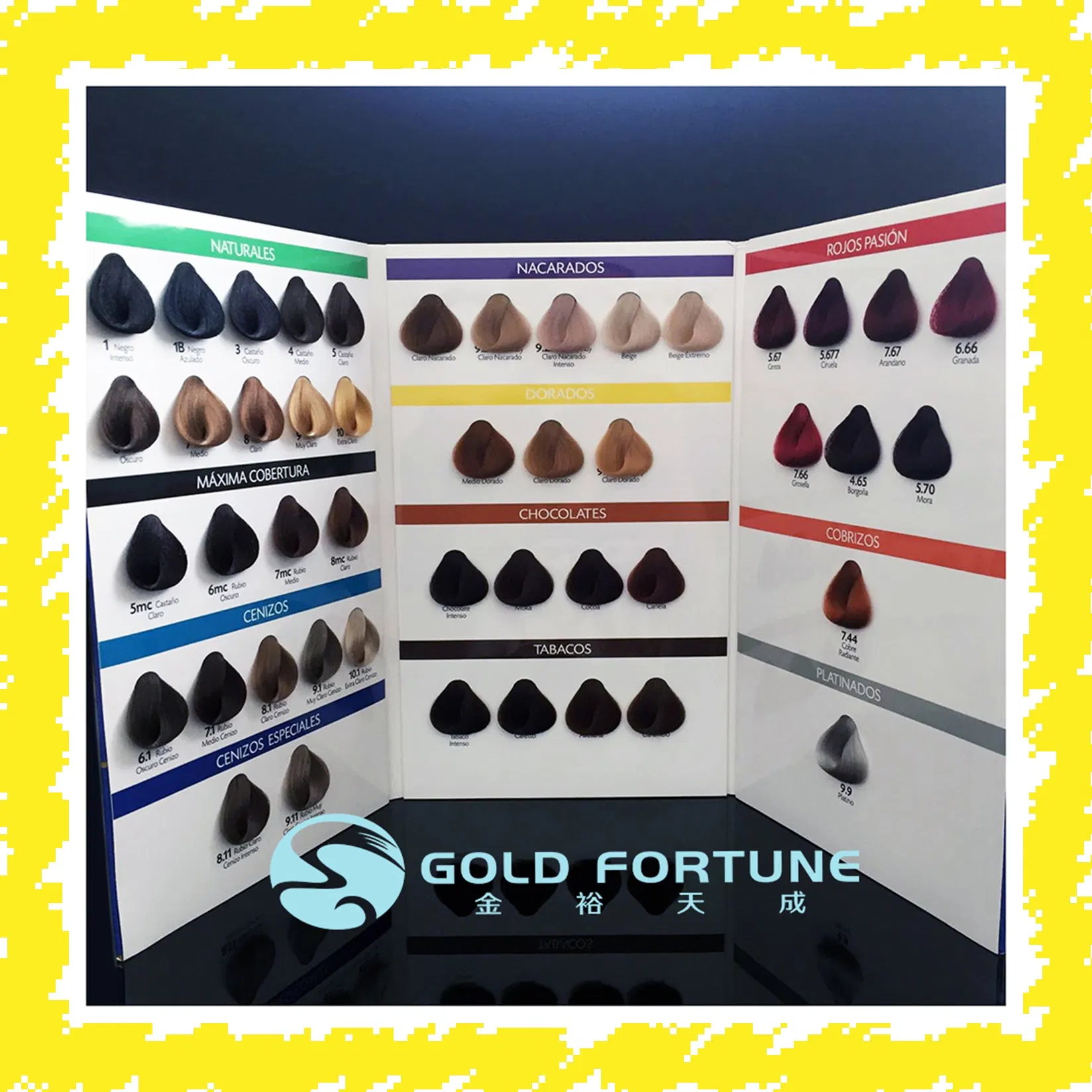 Wholesale Salon Hair Colour Chart Kit