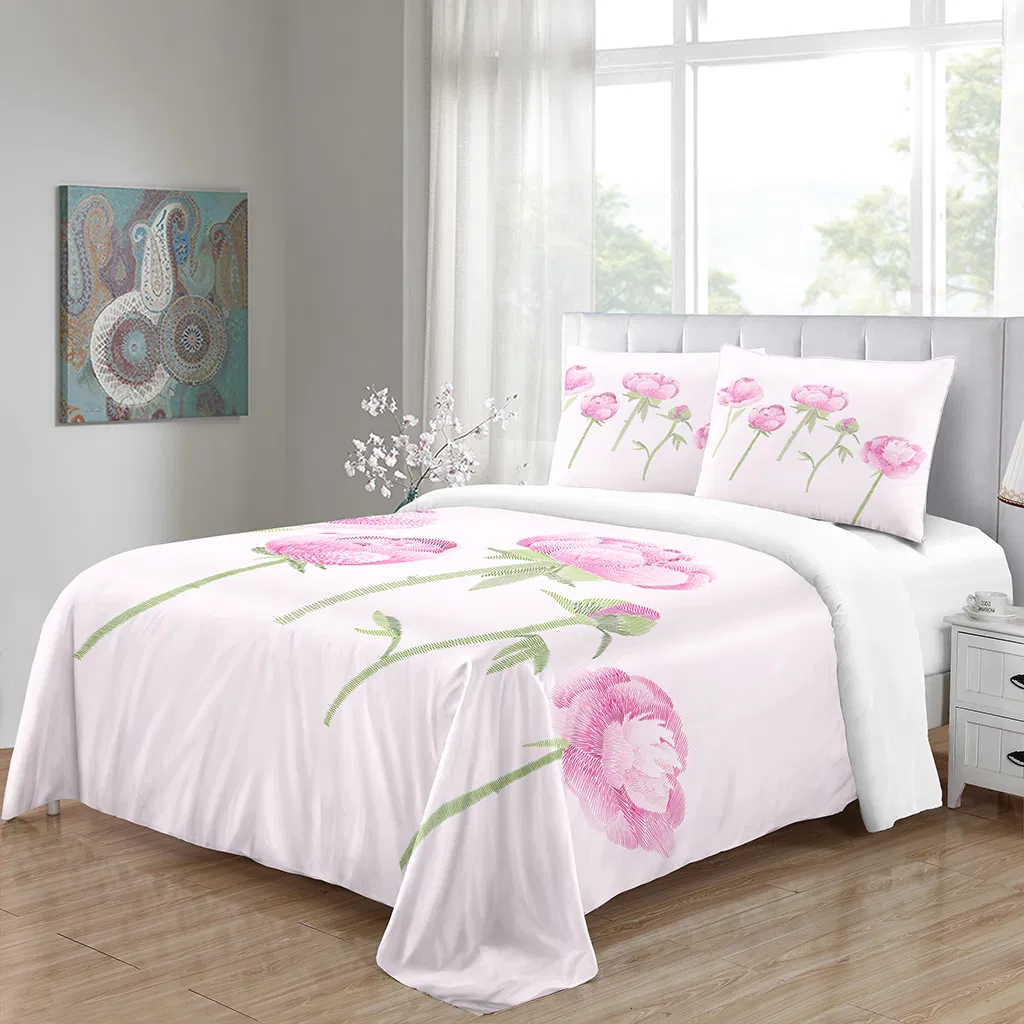 Soft and Durable Bedding Sets, Boho Floral Comforter Set