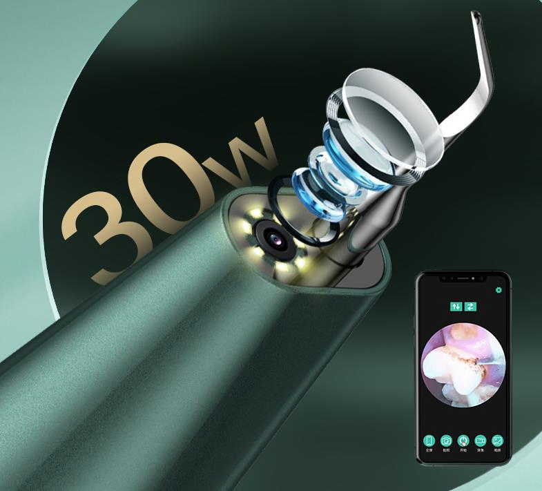 Visible Type 3 Gears Tooth Cleaner Electric Calculus Remover Ultrasonic Dental Scaler