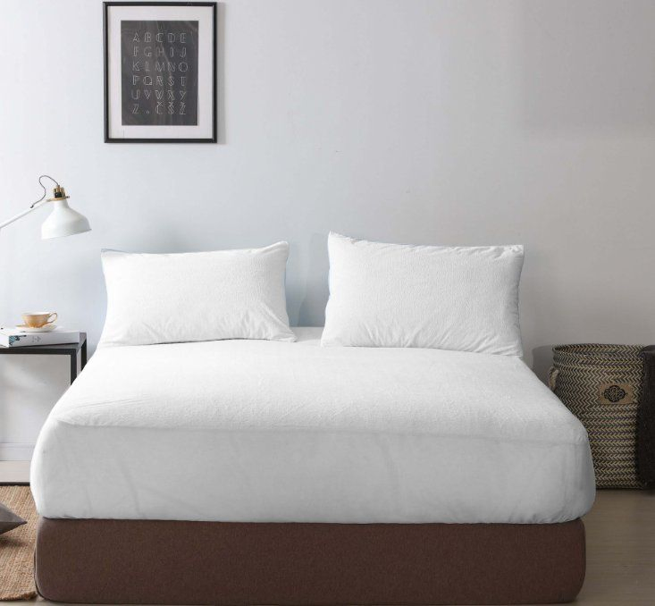 TPU Coating Mattress Pad Polyester Terry Mattress Protector for Home