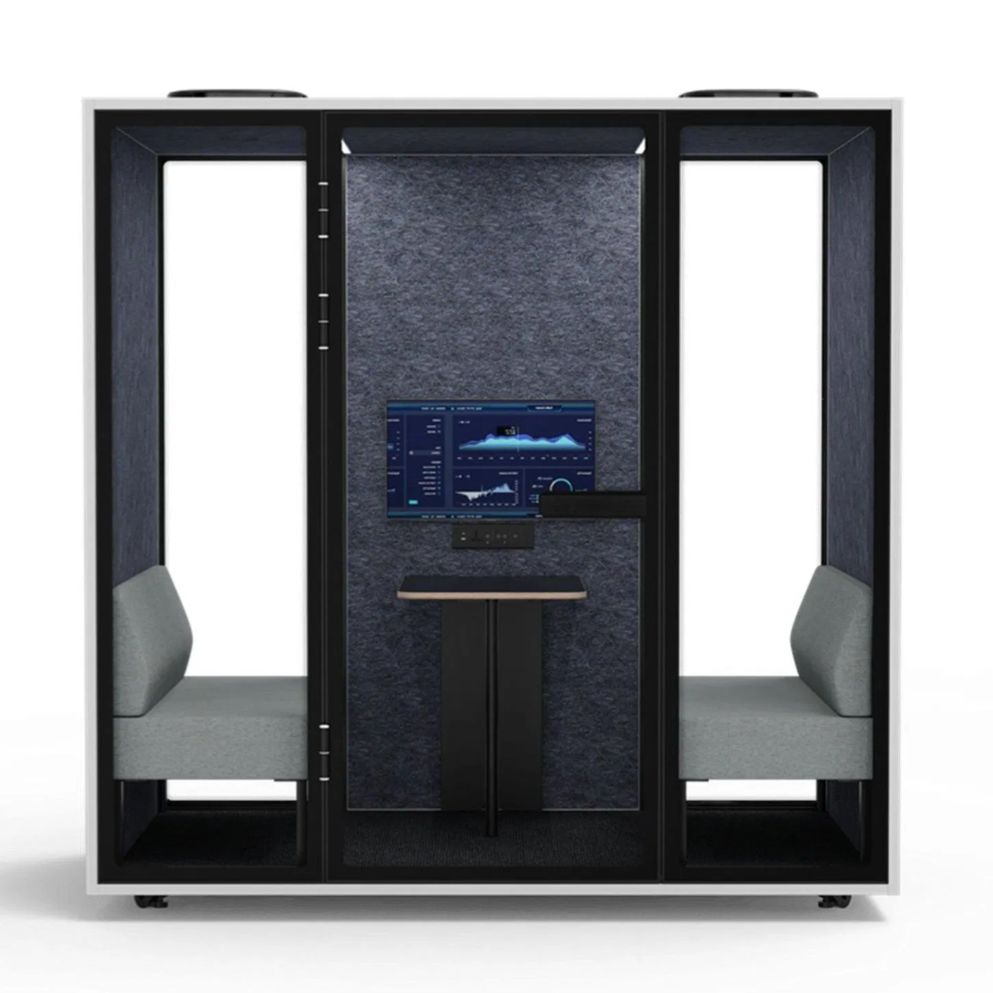 Eco-Friendly Waterproof Movable Commercial Silent Cabin for Office Building