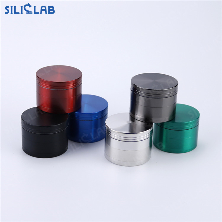 4 Part Metal Filter Screen Smoking Accessories Tobacco Manual Herb Grinder