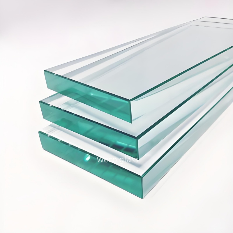 Easy Installation 1830X2440mm Size Toughened Square Clear Tempered Glass for Balustrades