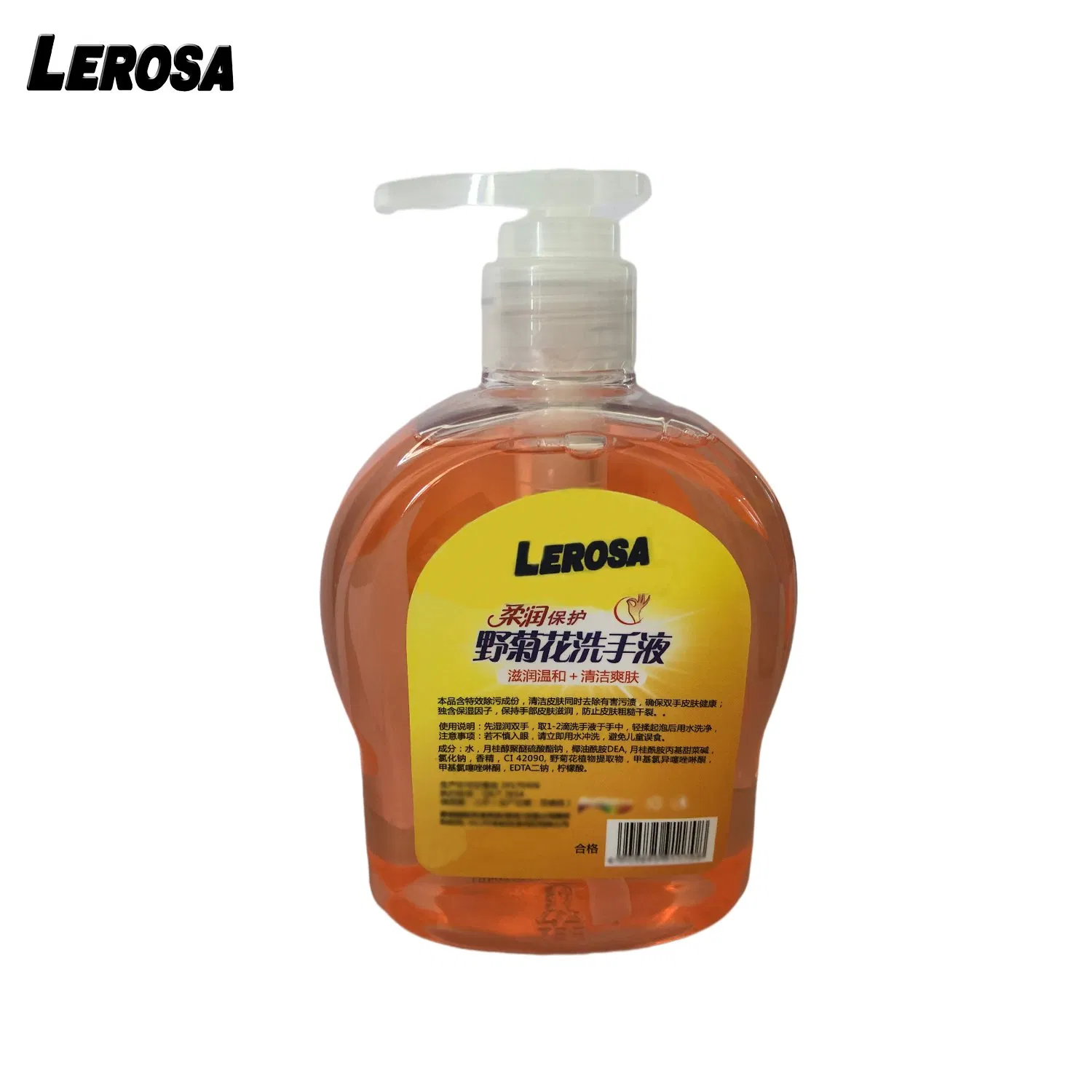 Manufacture Wholesale High Quality Waterless Customizable Household Liquid 500ml Lerosa Hand Sanitizer for Washing Hand