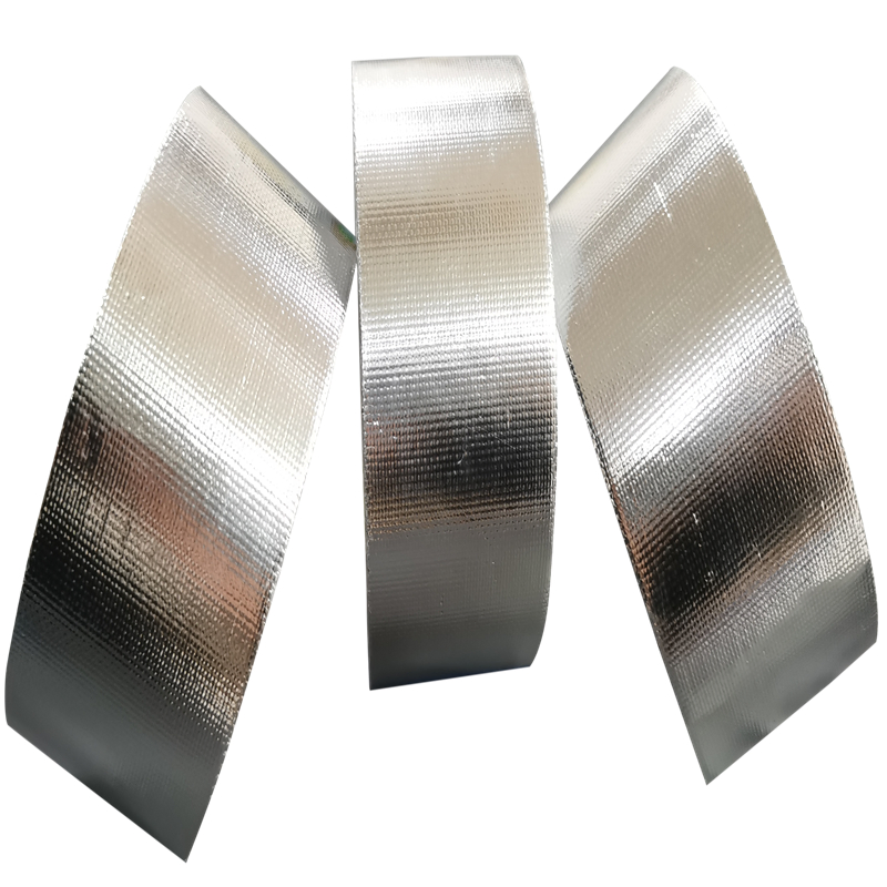 Fire-Resistant Aluminum Foil HVAC Tape with Reinforced Fiberglass Cloth
