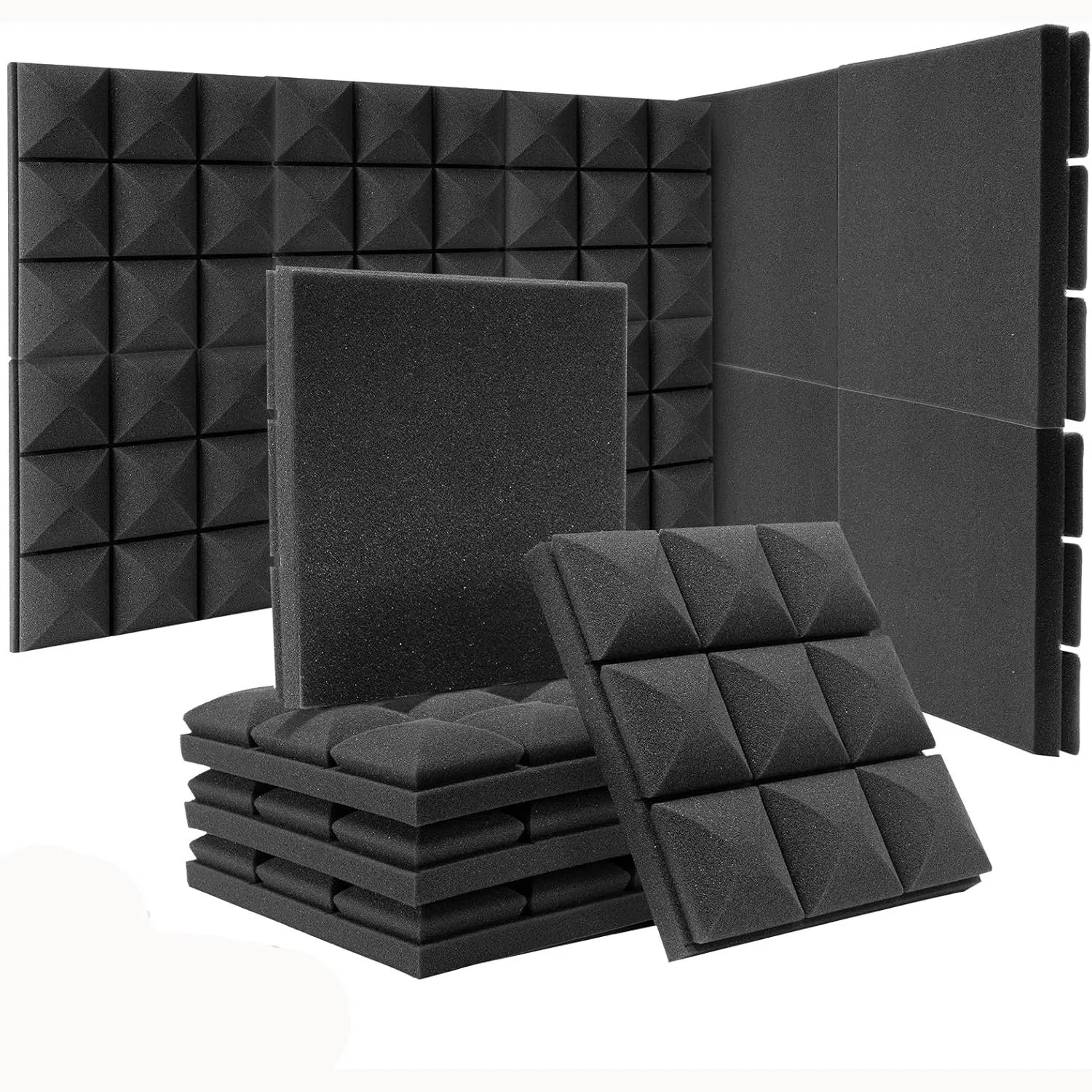 High Quality Acoustic Sponge Panel Studio Acoustic Foam Soundproof Wall Acoustic Foam Mat