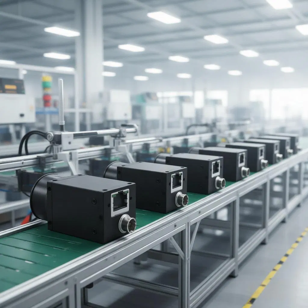 High-Speed 5MP Industrial Camera Ar0521 CMOS 1/2.8" Gige