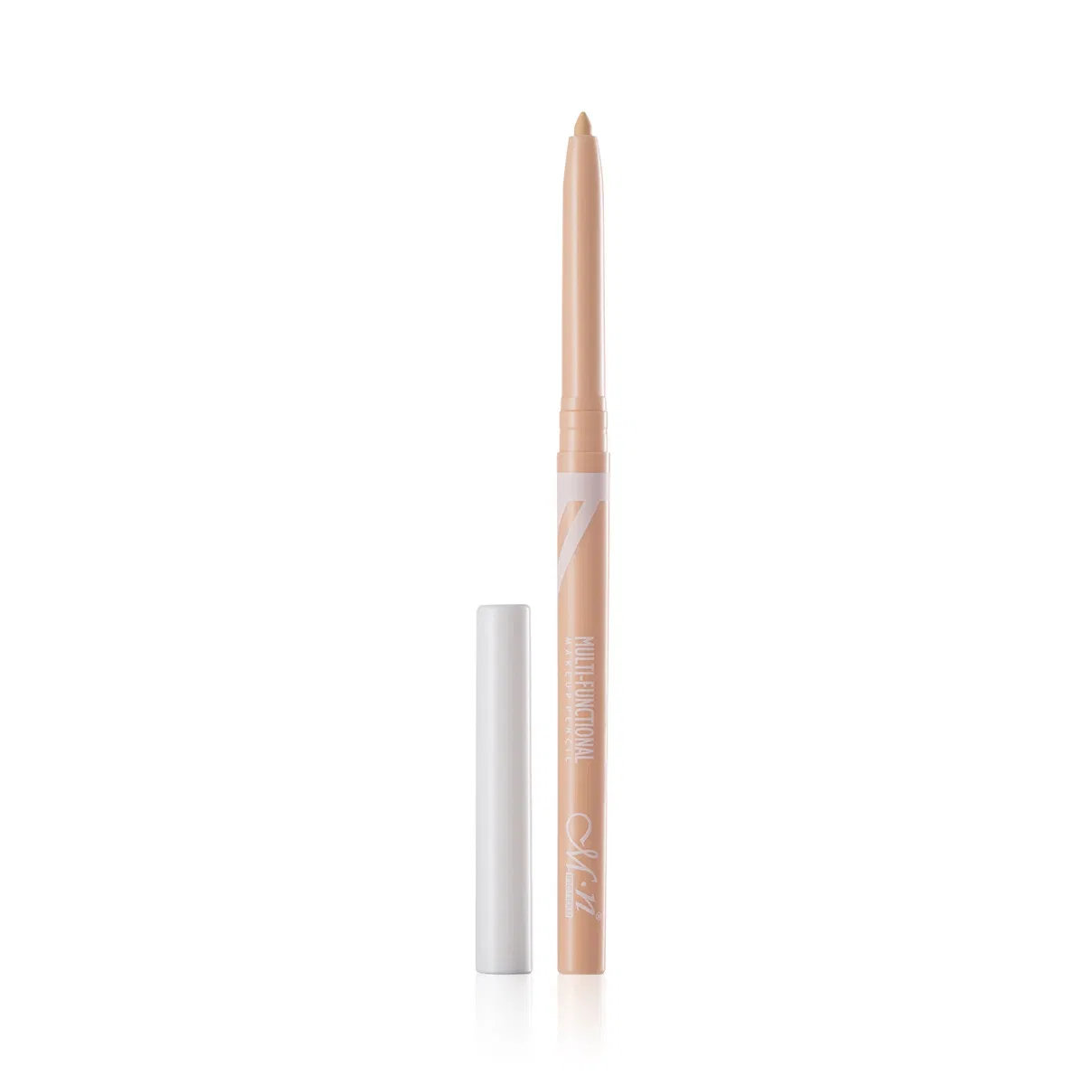 White Concealer Makeup Pen Can Rotate Under The Eyelids to Automatically Core out Eyeliner