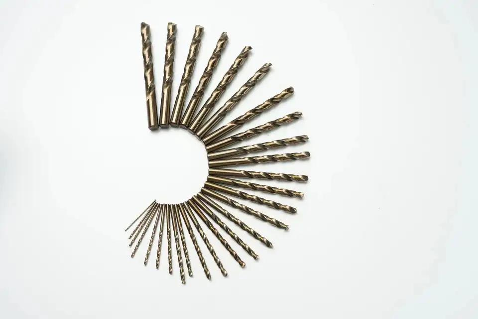 29PCS HSS M35 Twist Drill Bit Set for Metal, Stainless Steel, Wood