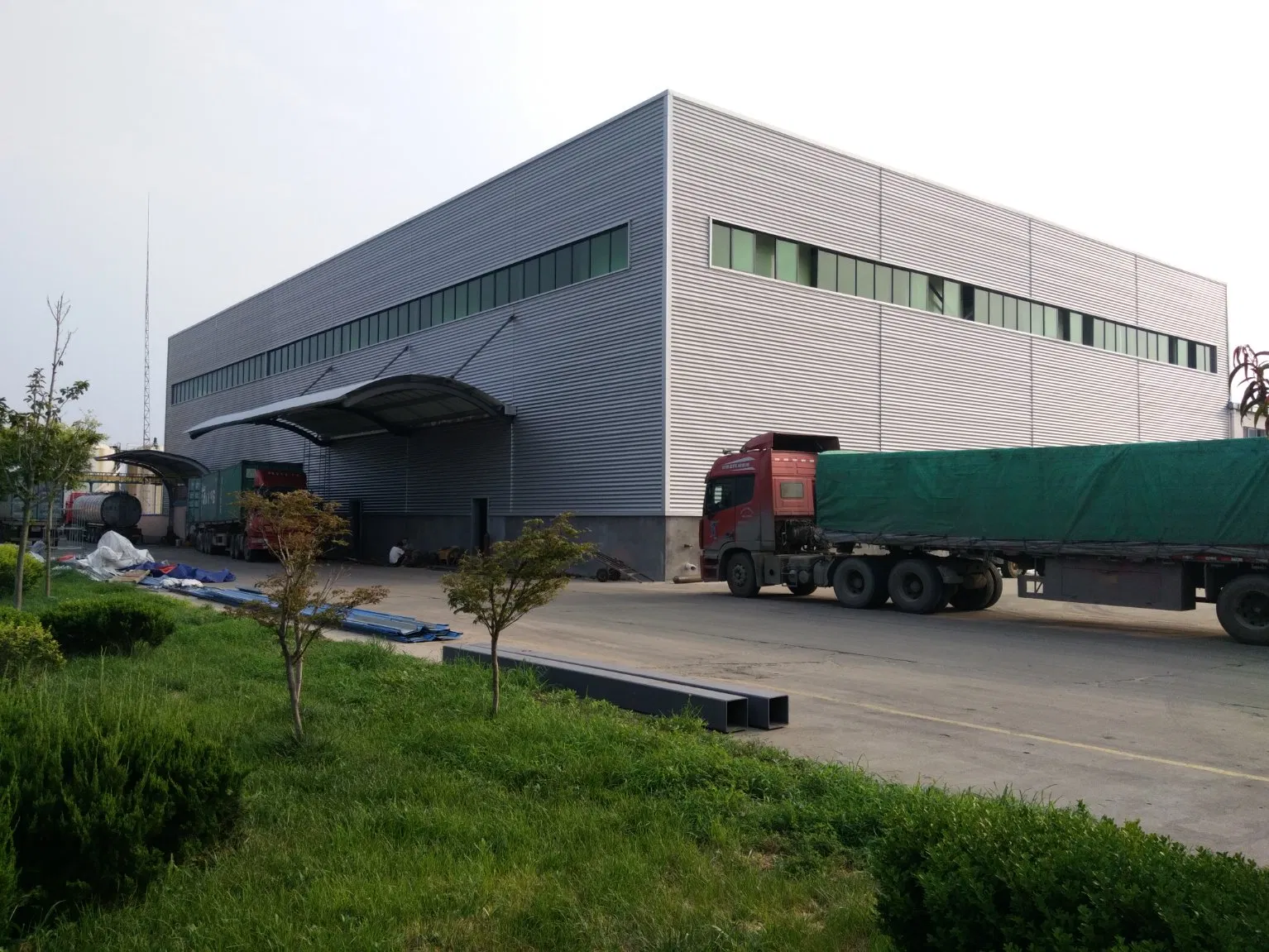 Low Cost Prefabricated Steel Garage Prefab Hangar Metal Building Shop