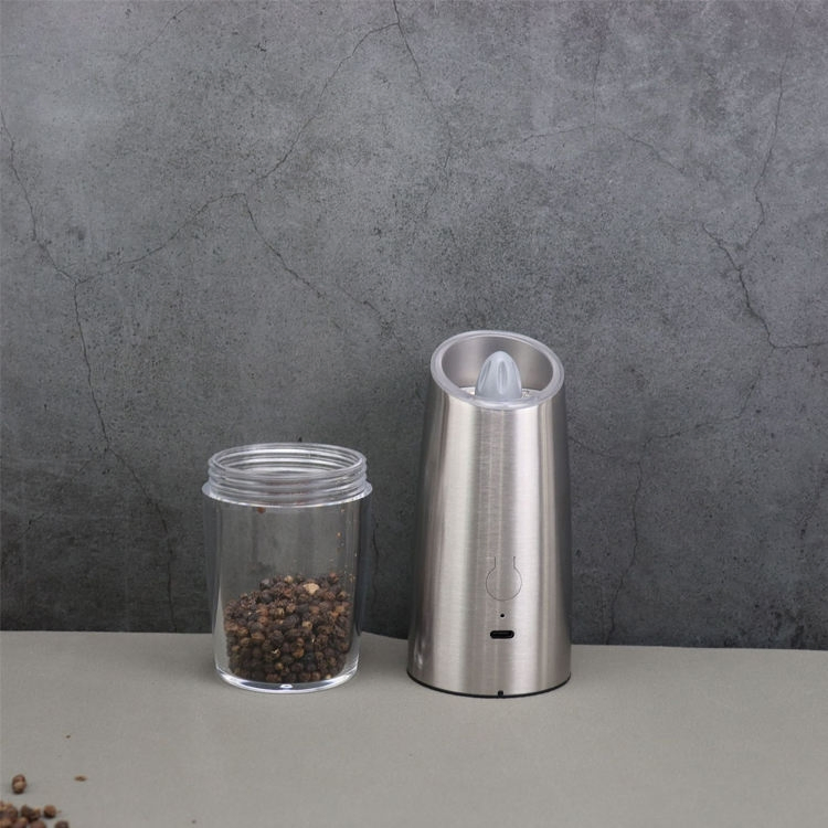 Premium Pepper Grinder with Illuminating LED Light Feature, Include Lithium Battery and USB Cable
