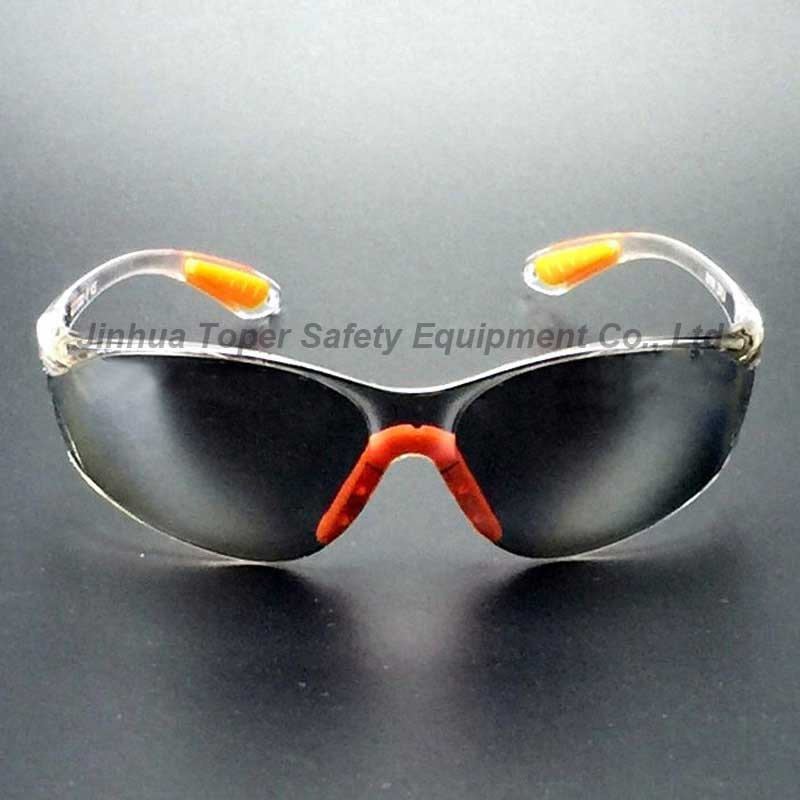 CE En166 Anti-Fog and Anti-Scratch Function PC Lens Industrial Safety Glasses (SG102)
