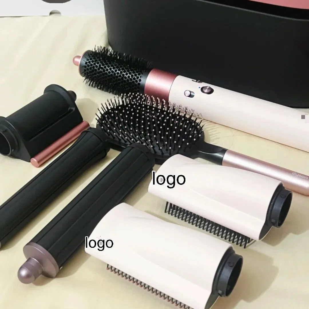 HS05 7-in-1 Hair Styling Curling Iron, Hair Dryer (Pink)