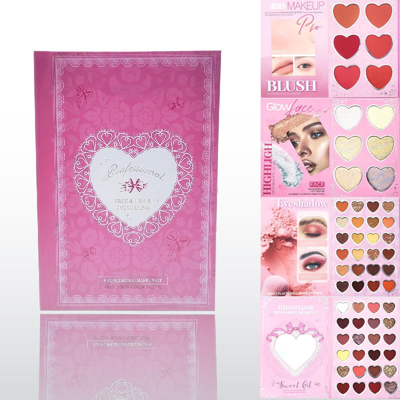 Glitter Metallic Eyeshadow Palette for Beginners Cosmetic Makeup with Easy to Apply