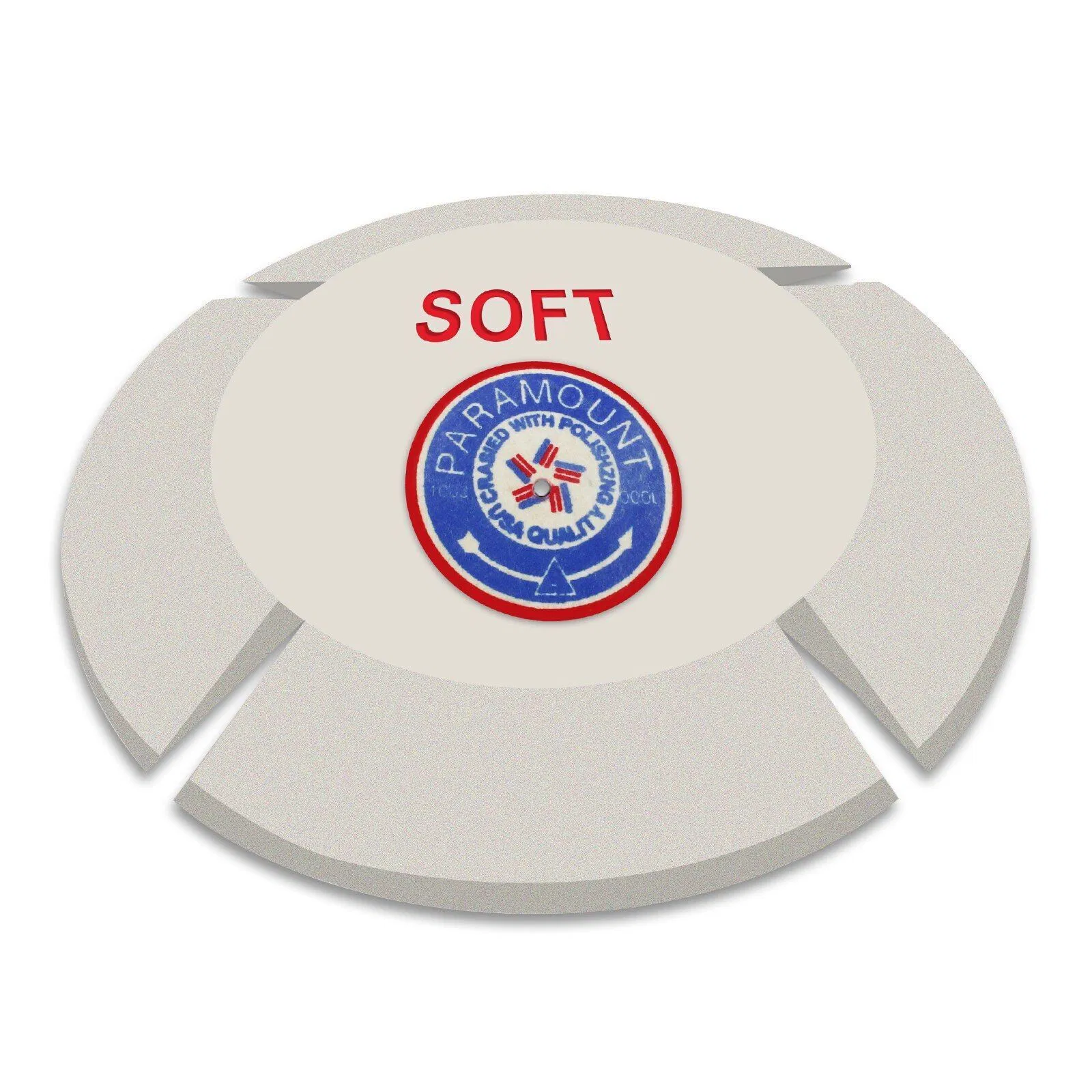 Split Lap Hard 4'' 6'' 7" 100% Wool Felt Polishing Wheel for Lap Machine