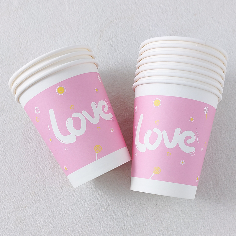 Термочашки бумажные однослойные 16 oz для горячих напитков