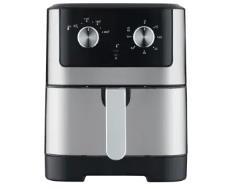 Household Stainless Steel Air Fryer Oven with Digital Screen Non Stick Basket