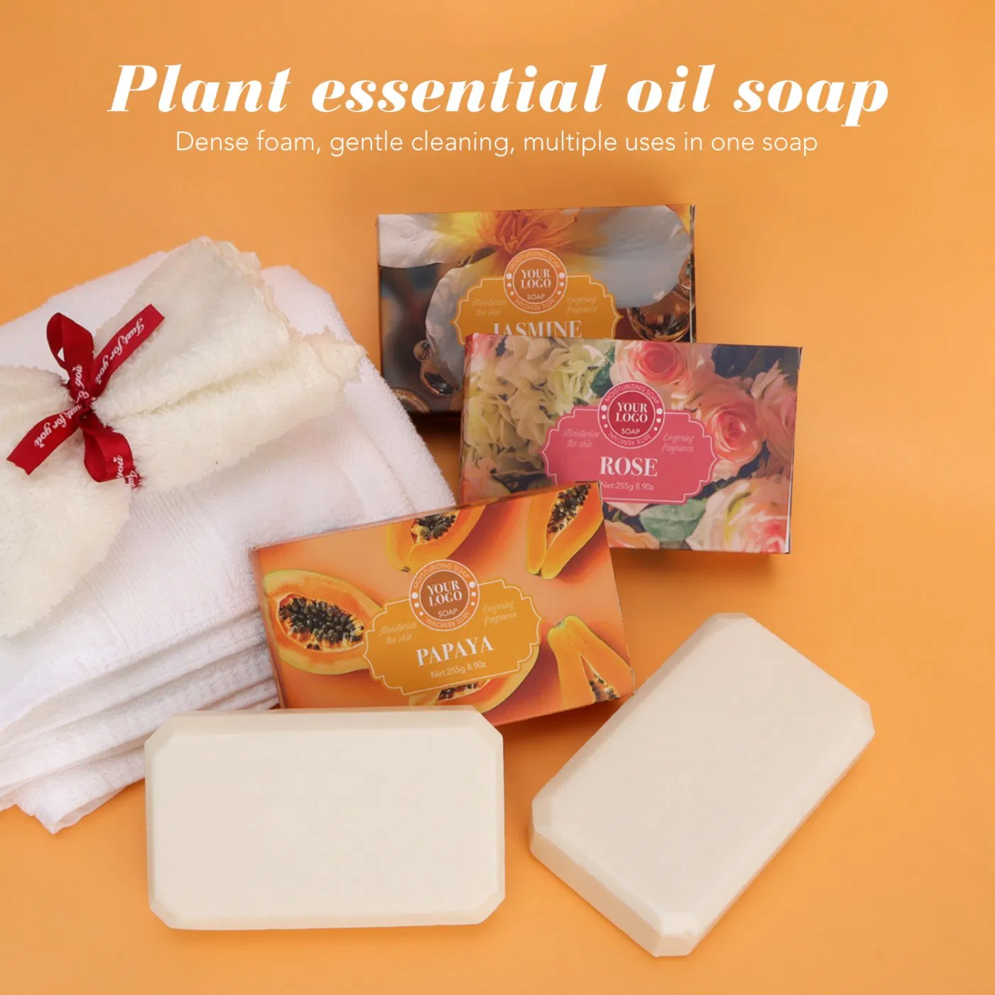Moisturizing Herbal Skincare Organic Handmade Vegan Soap Natural Essential Oil Luxury Bath Soap