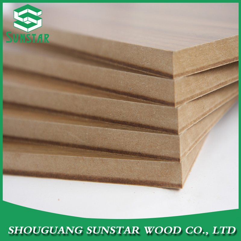 18mm High Glossy Melamine MDF E2 for Furniture