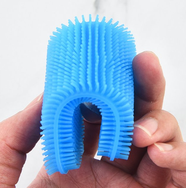 Multipurpose Kitchen Silicone Scrubber Vegetable Clean Dish Washing Brush