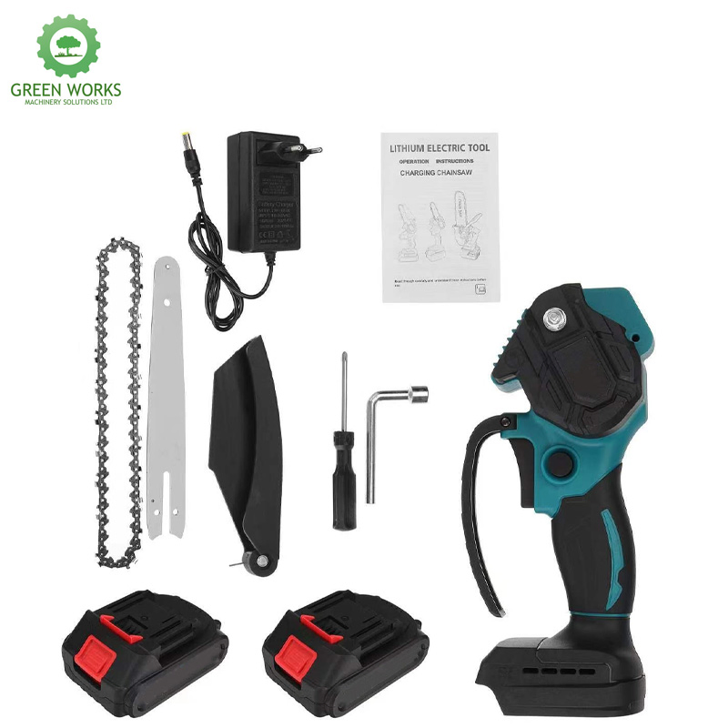 Wholesale Mini 1-Hand Lithium Cordless Electric Chainsaw for Household Use
