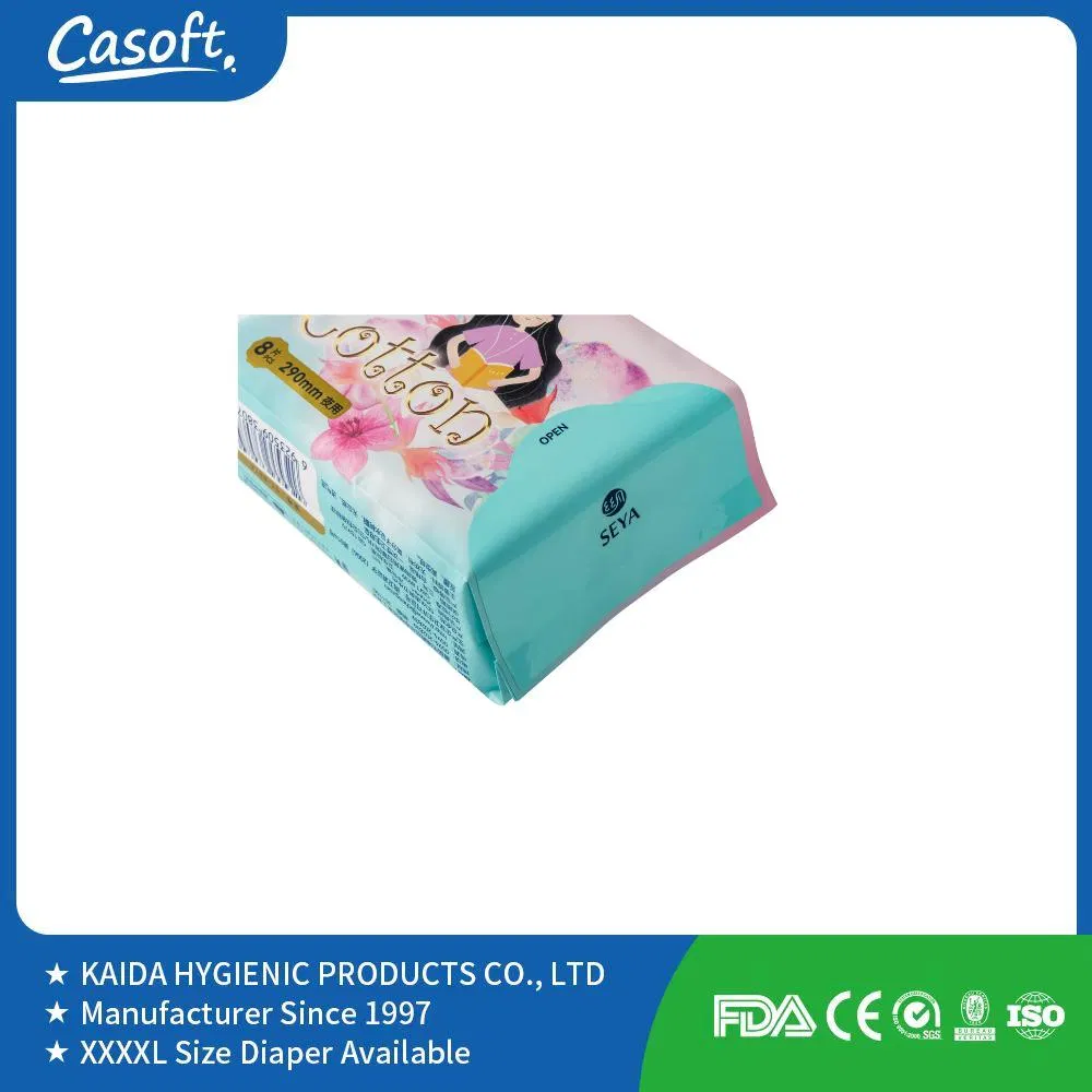 A Grade High Quality Feminine Pads Manufacturer Anion Sanitary Napkin Women Disposable Hygiene Product Supplier
