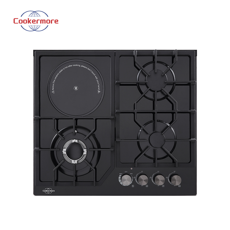 Cm407 Idea Electric Combi Stove Stainless Steel 4 Burner Gas Hob