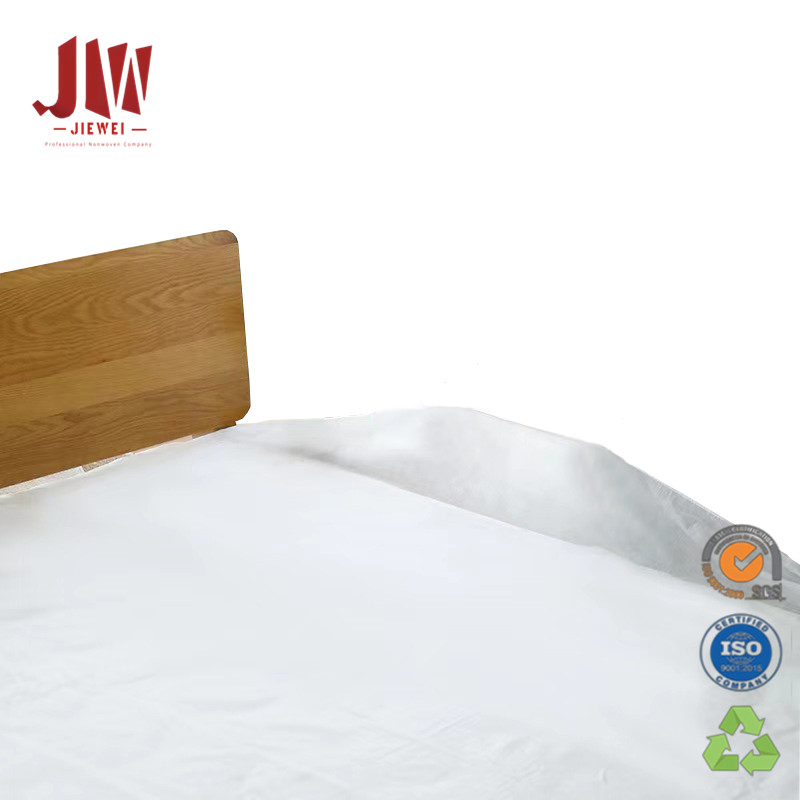 High Quality Hotel Disposable Single Bedding Set Bed Cover Set 4 Pieces Disposable Bed Sheet Set