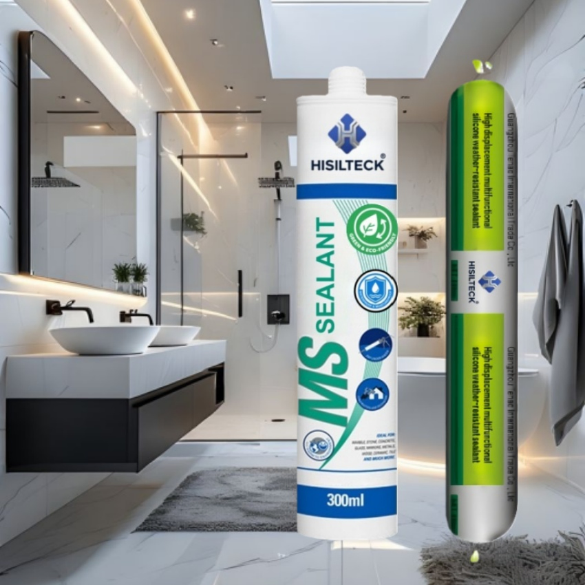 Silicone Modified Polyether Ms Polymer Adhesive Moisture & Water Resistance Silicon Glass Sealant for Wet Area Sanitary, Kitchen, Bathroom