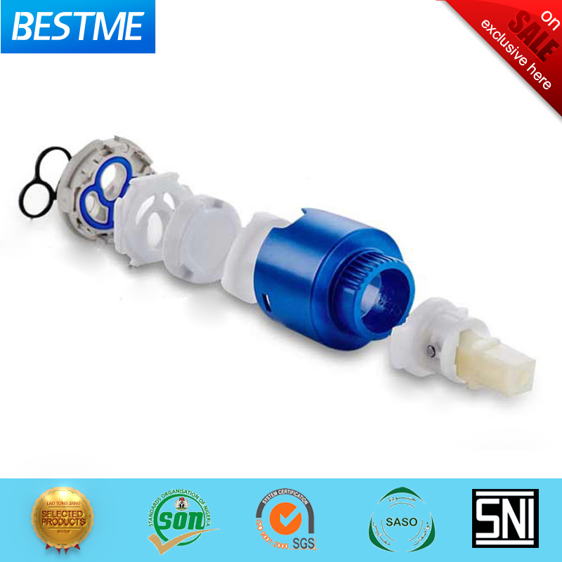 Смеситель для душа BESTME белый с хромом (BM-50023W)