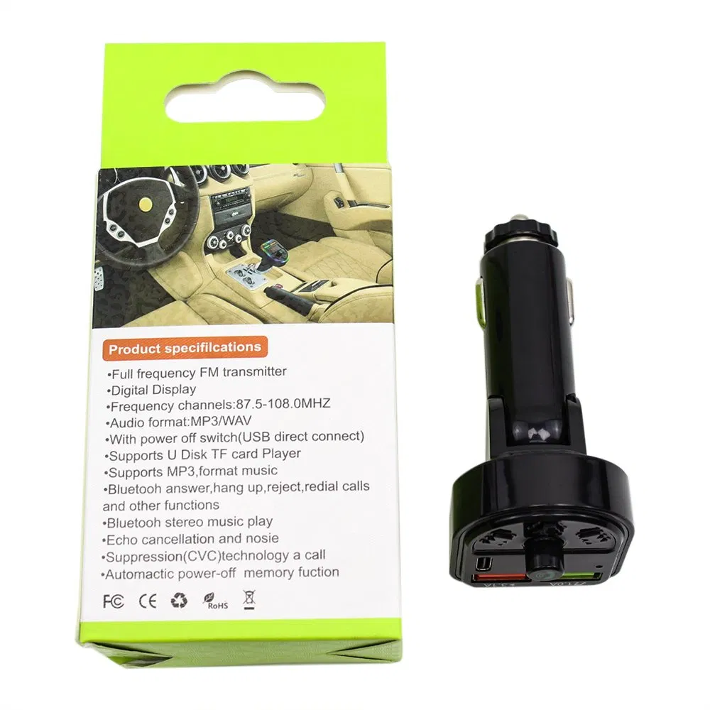 FM-трансмиттер с Bluetooth и зарядкой для авто 24V