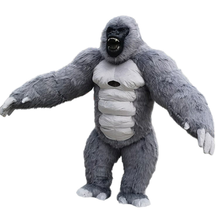 Inflatable Gorilla Puppet Costume Doll King Kong Cartoon Mascot Costume