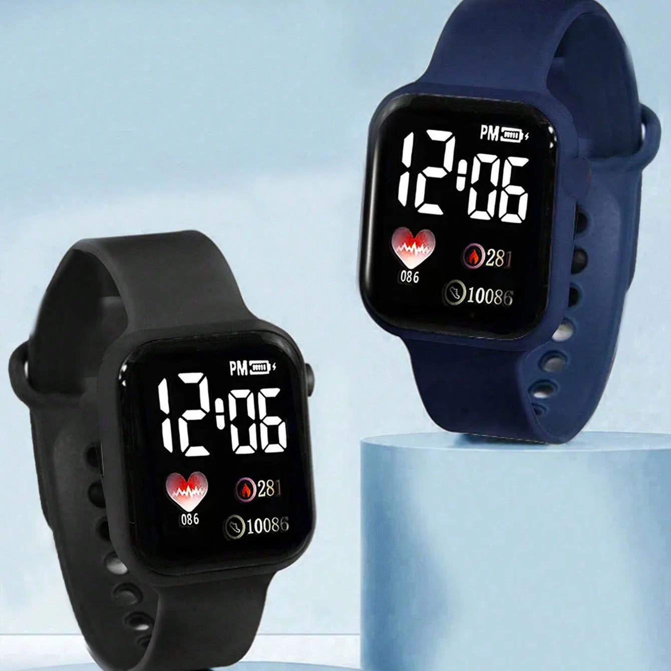 Sports Electronic Watch, Unisex LED Watch